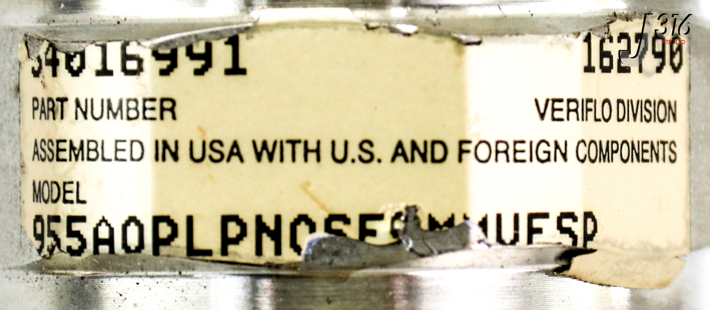 23044 VERIFLO 2-WAY DIAPHRAGM VALVE, 955AOPLPNOS 54016991 | eBay